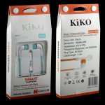 Wholesale KIK 355 Stereo Earphone Headset with Mic and Volume Control (Blue)